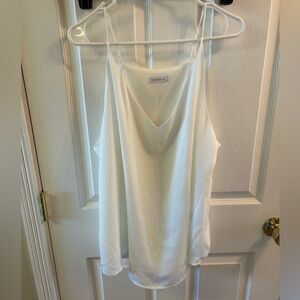 Elegant White Sleeveless Top